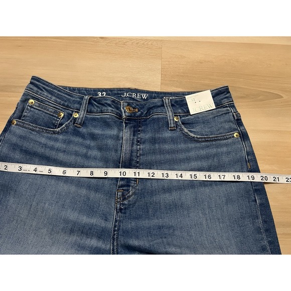 NWT J.Crew Jeans‎ Women's 32 Blue Skinny Flare Stretch - Picture 4 of 10